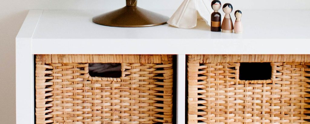 Bamboo storage cabinet