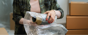 Packing fragile items