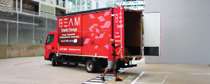 BEAM Space moving truck