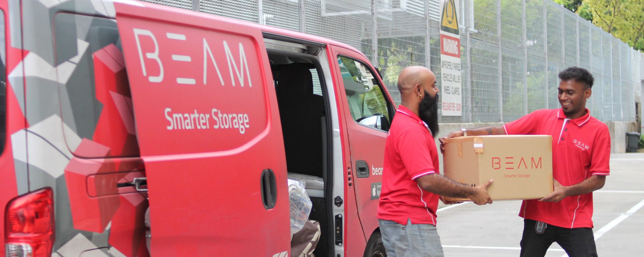 Loading BEAM Space van