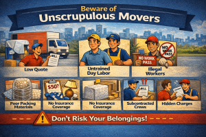 Warning signs of cheap or unscrupulous movers in Singapore